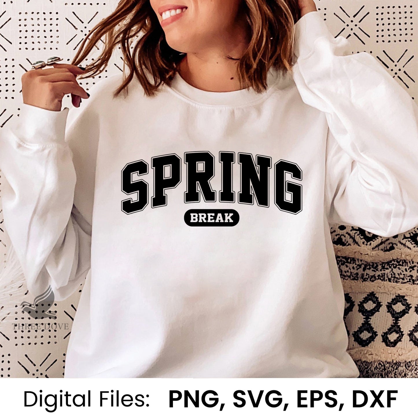 retro spring break varsity svg