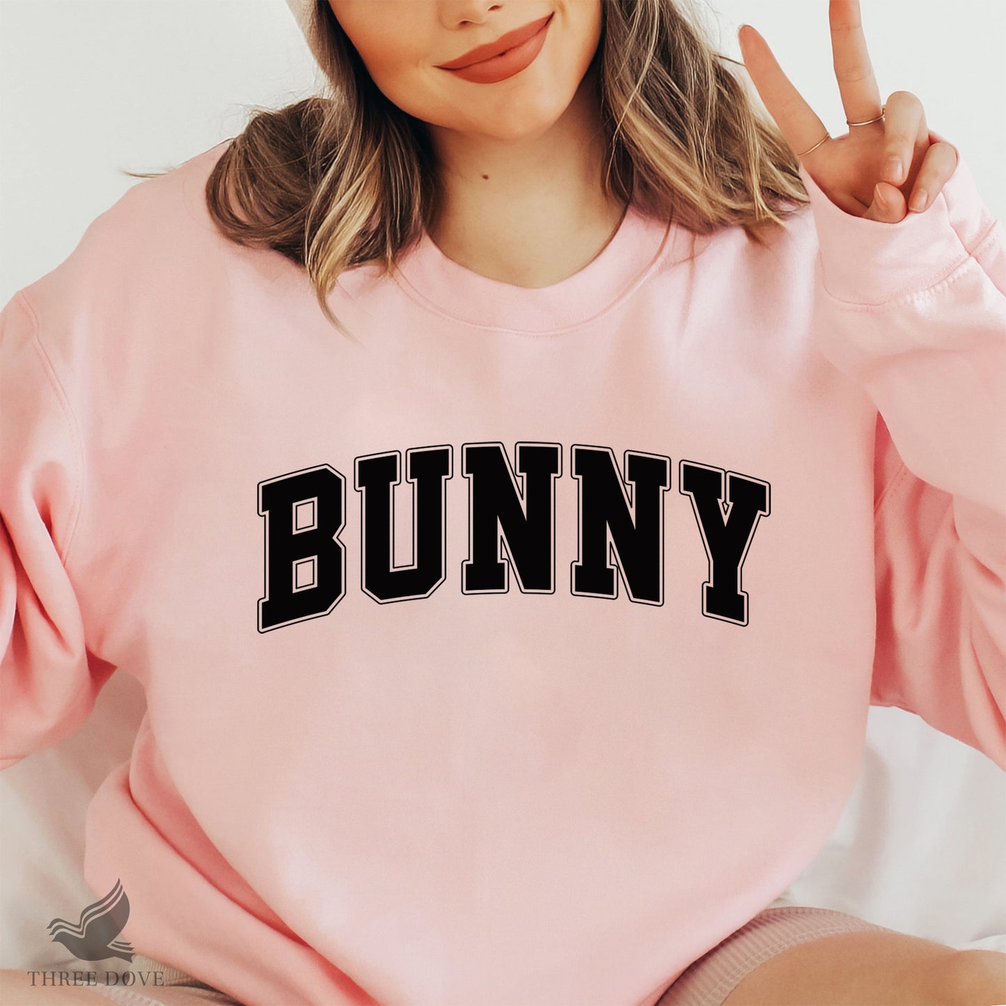 retro bunny varsity svg