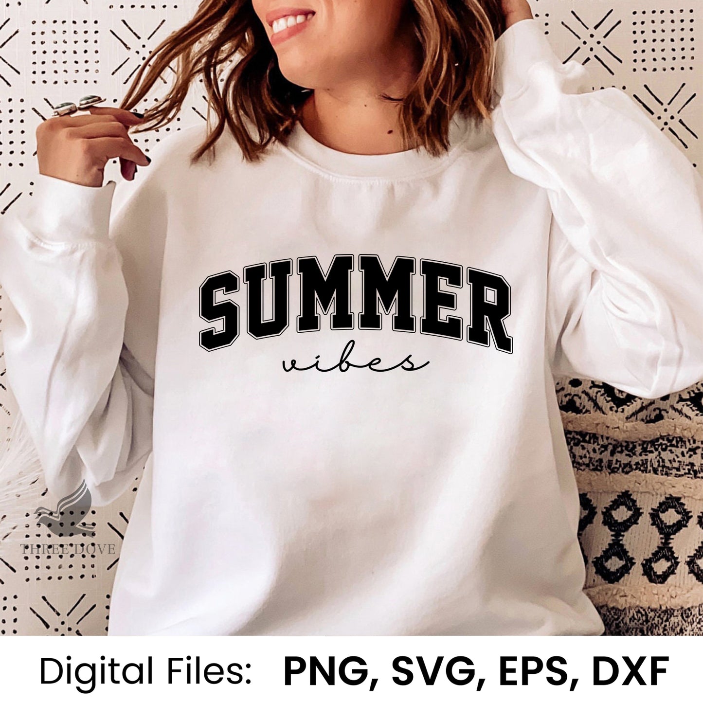 retro summer vibes varsity svg