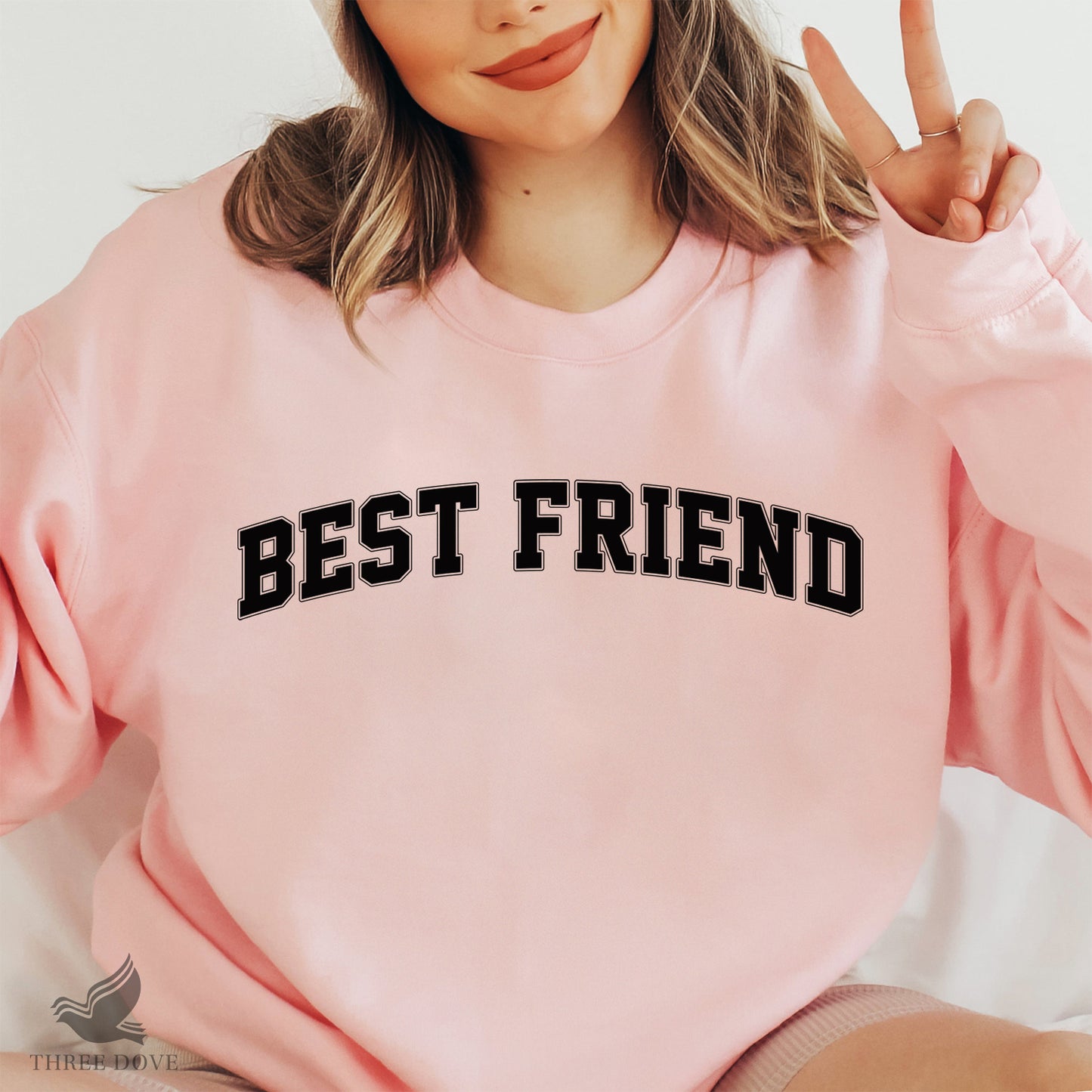 retro best friend varsity svg