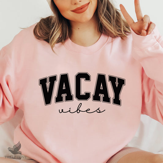 Retro Vacay Vibes Varsity SVG