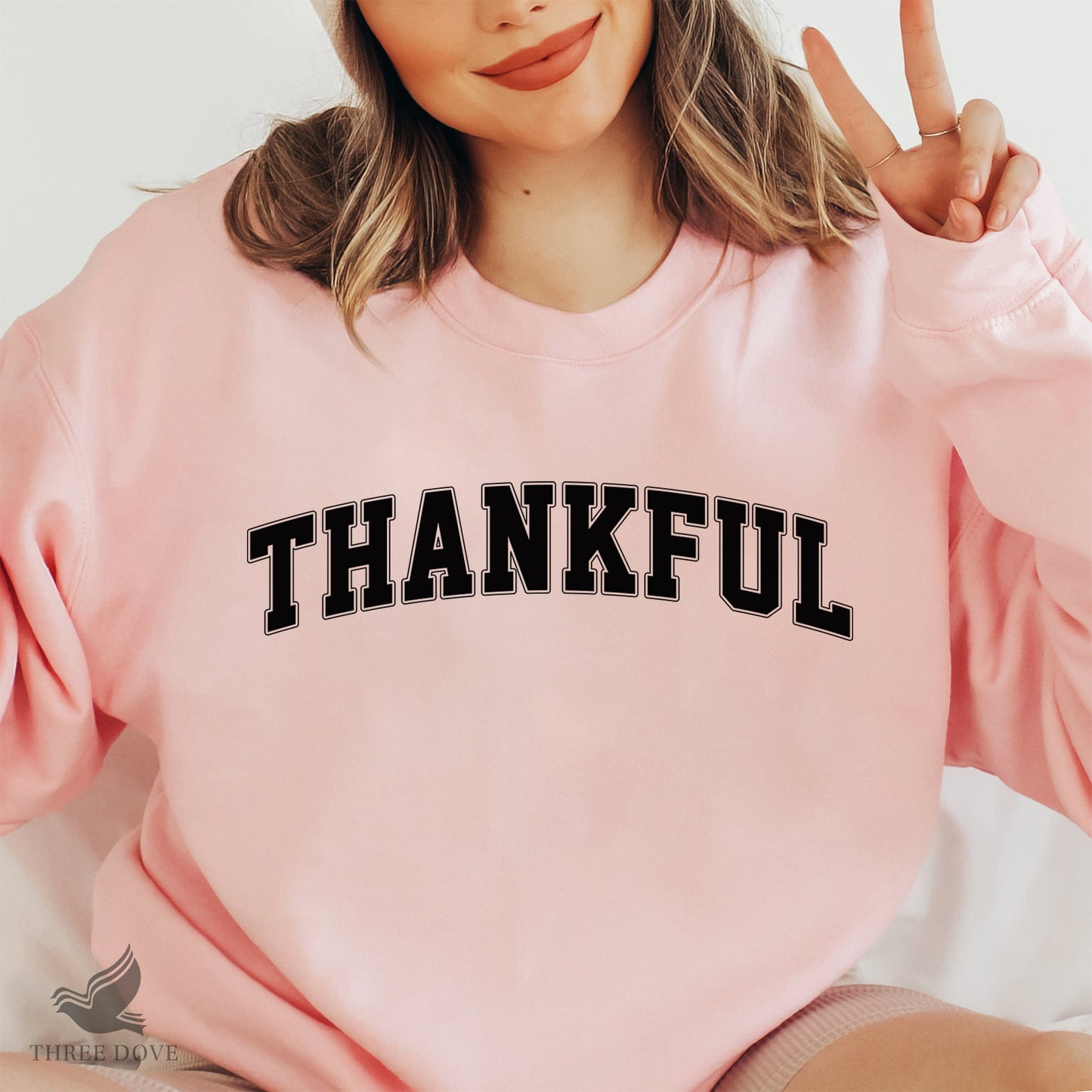 retro thankful varsity svg