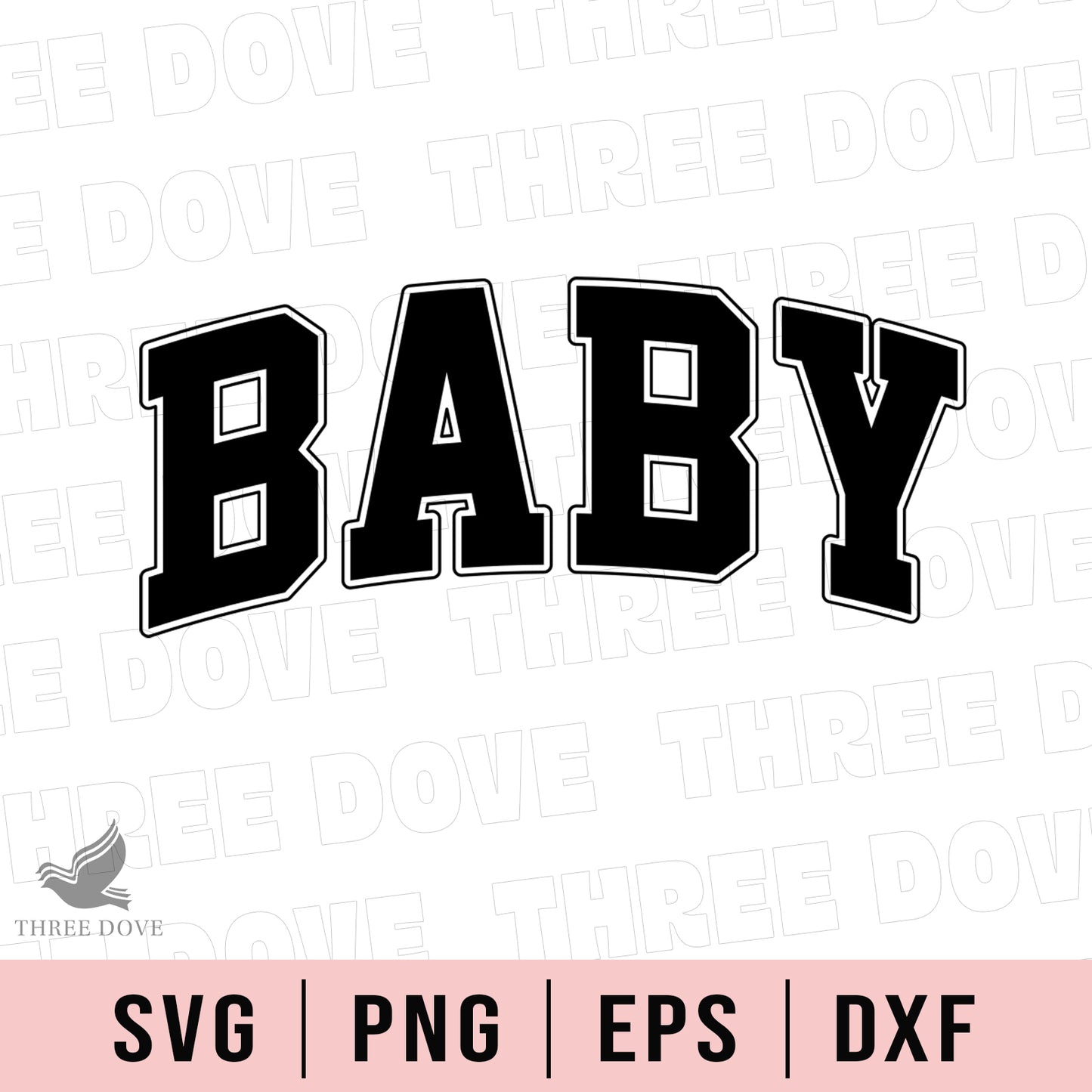 retro baby varsity svg