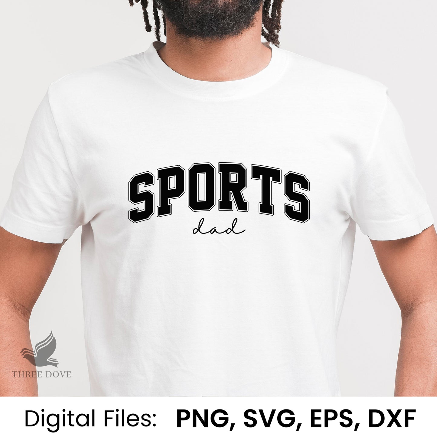 retro sports dad varsity svg