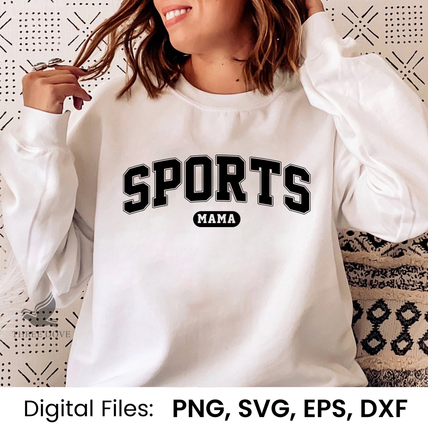 sports mama varsity svg