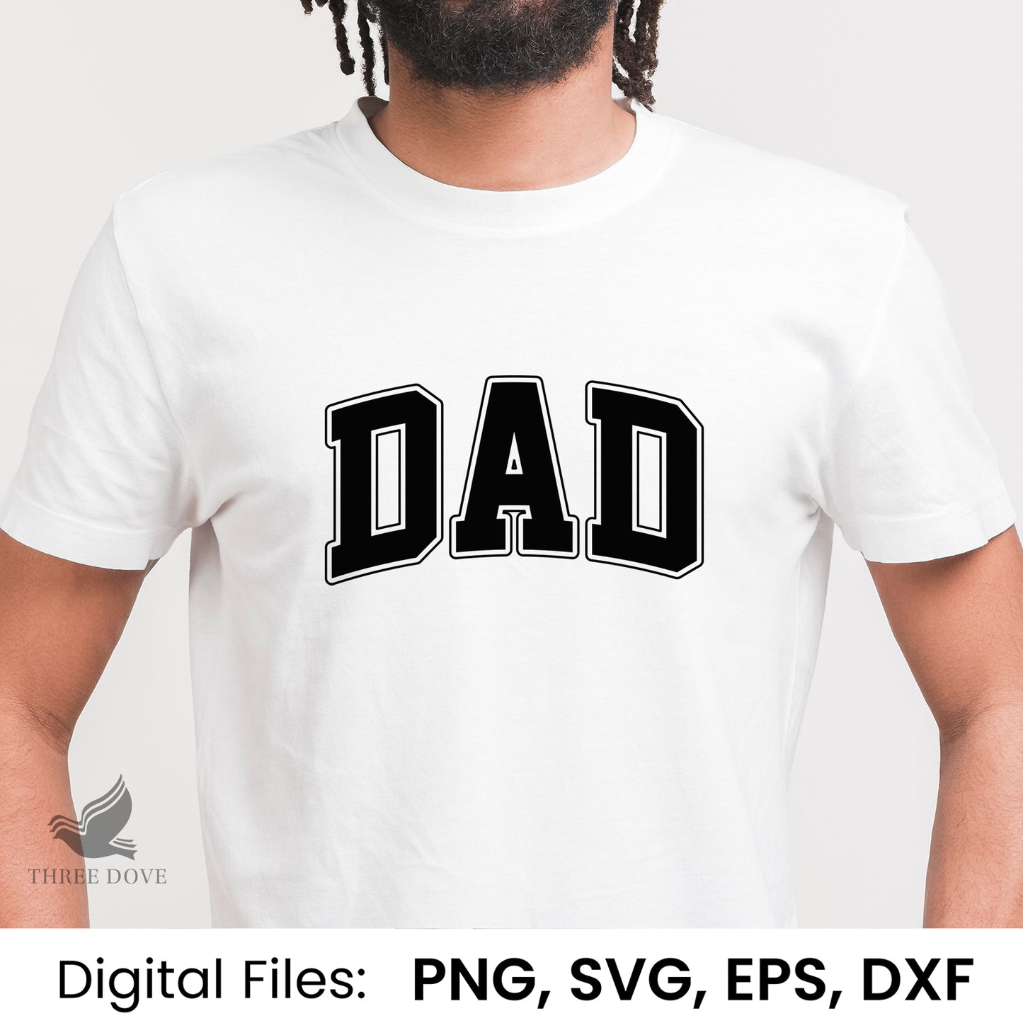 retro dad varsity svg