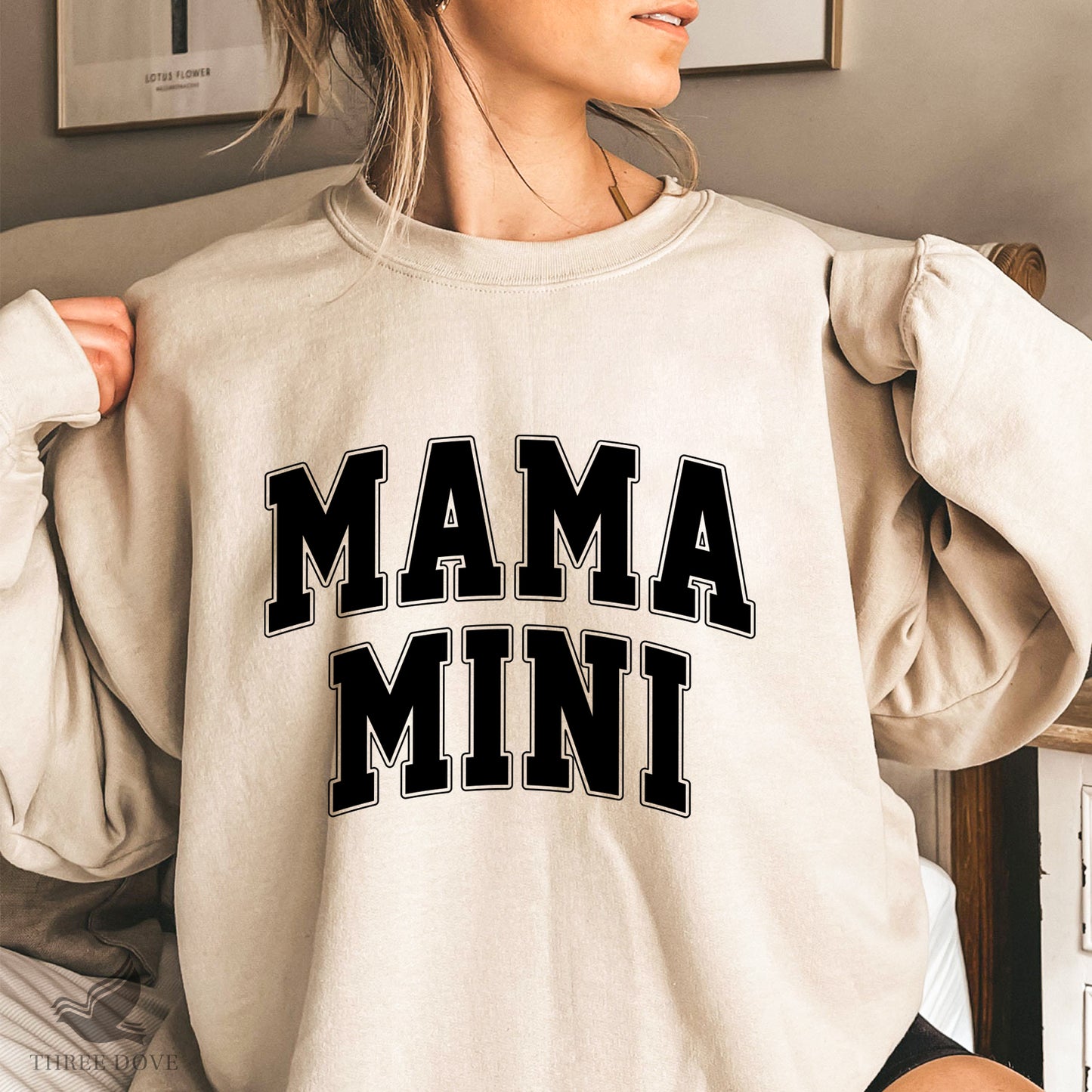 retro mama mini varsity svg