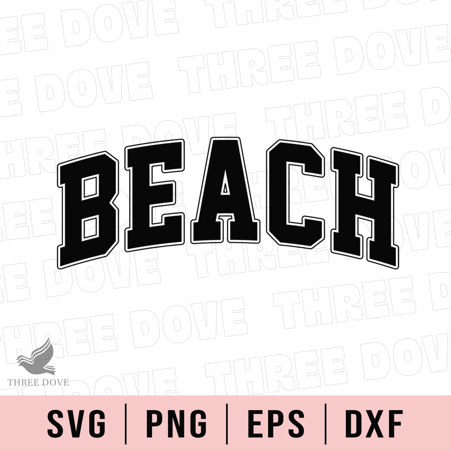 retro beach varsity svg