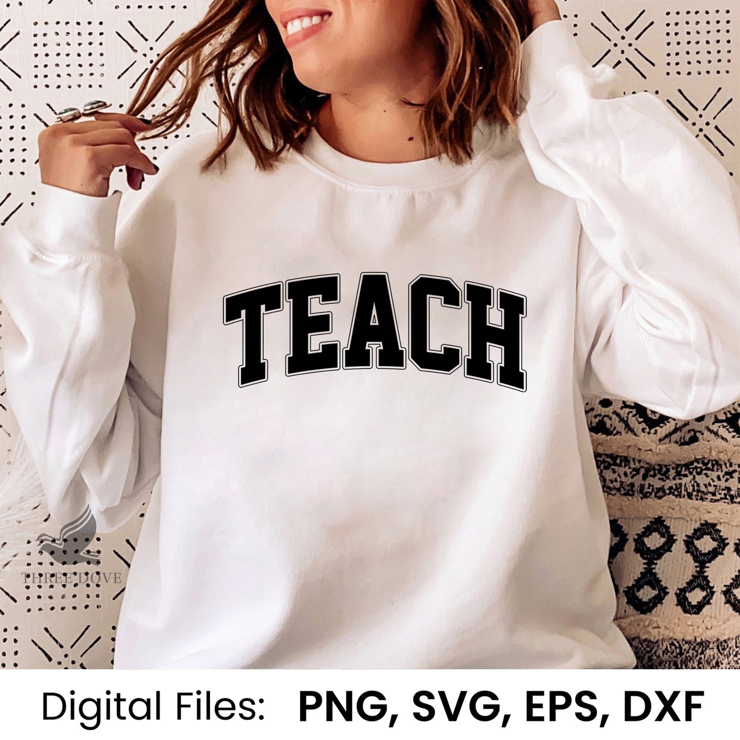 retro teach varsity svg