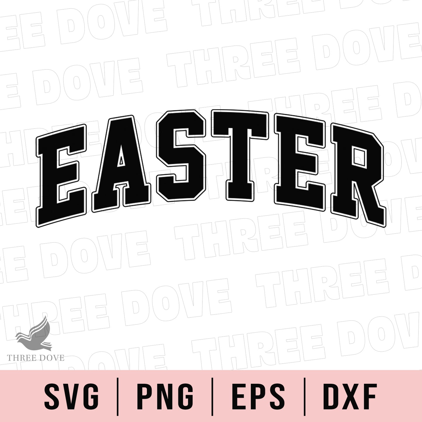 retro easter varsity svg