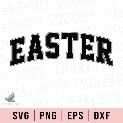 Retro Easter Varsity SVG