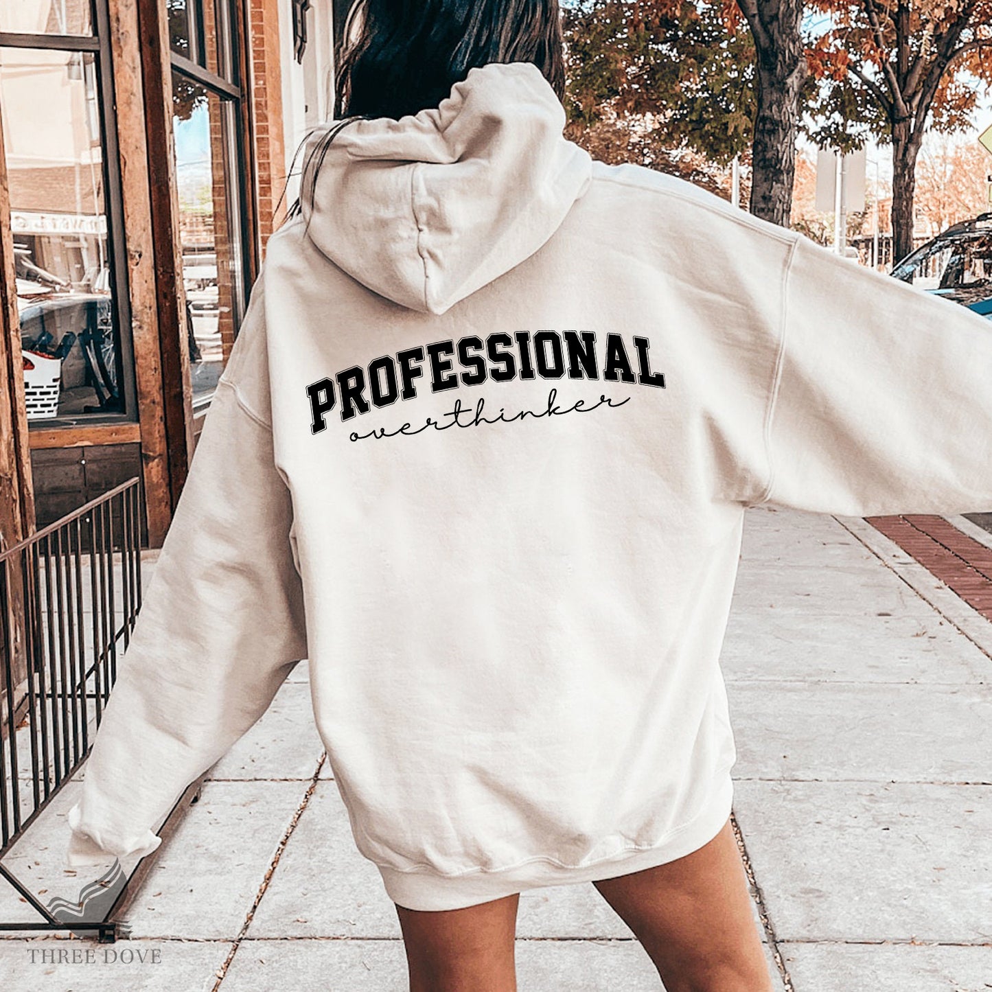 retro professional overthinker varsity svg