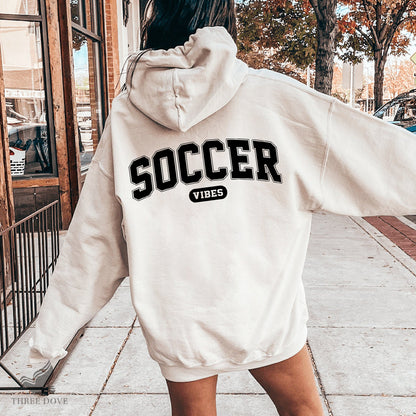 Retro Soccer Vibes Varsity SVG