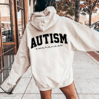 Retro Autism awareness Varsity SVG