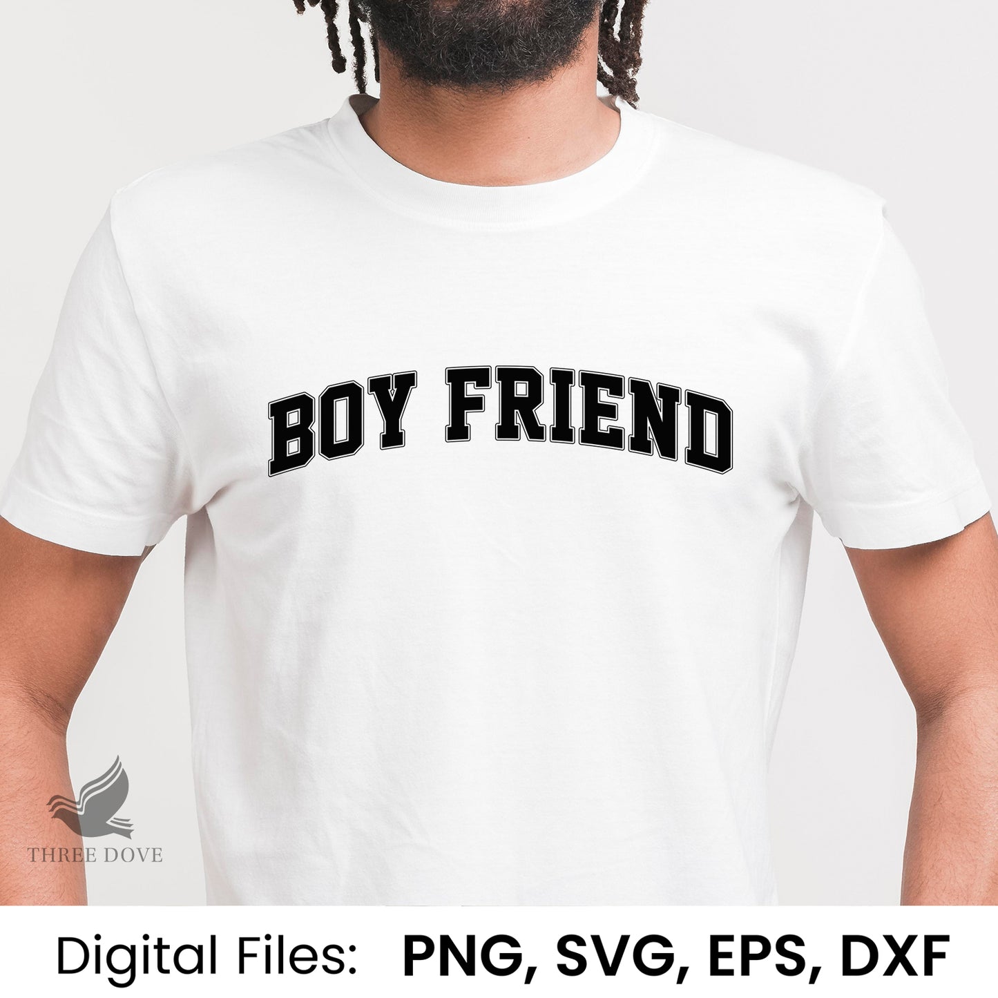 retro boy friend varsity svg