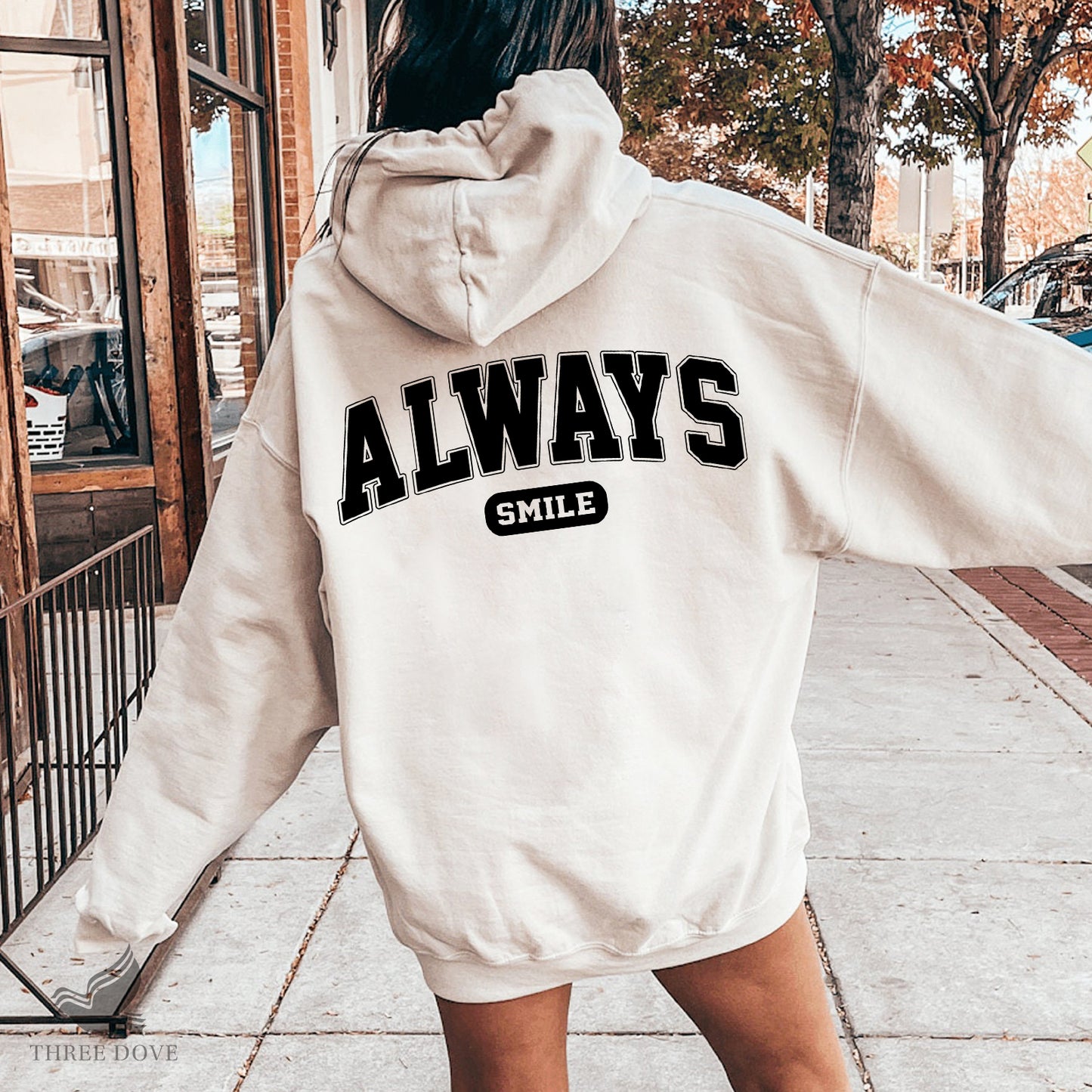 retro always smile varsity svg