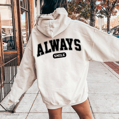 Retro Always Smile Varsity SVG