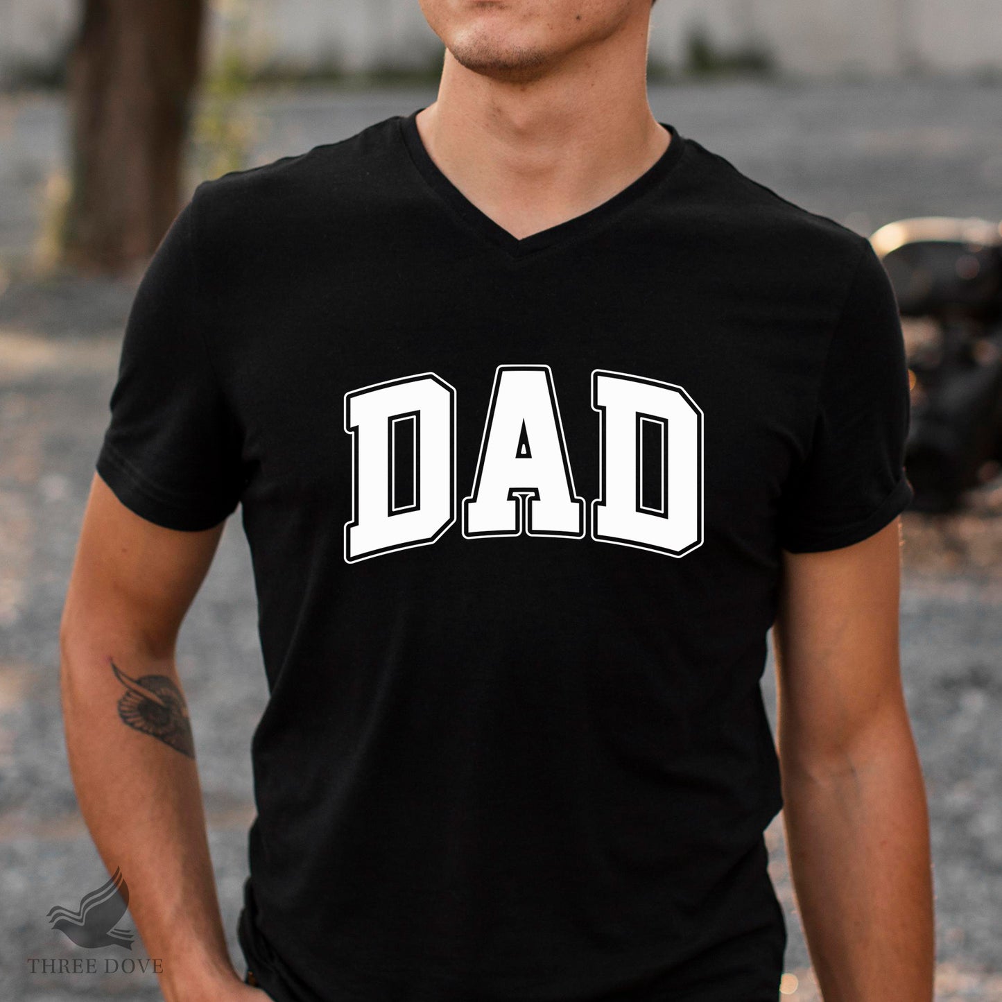 retro dad varsity svg