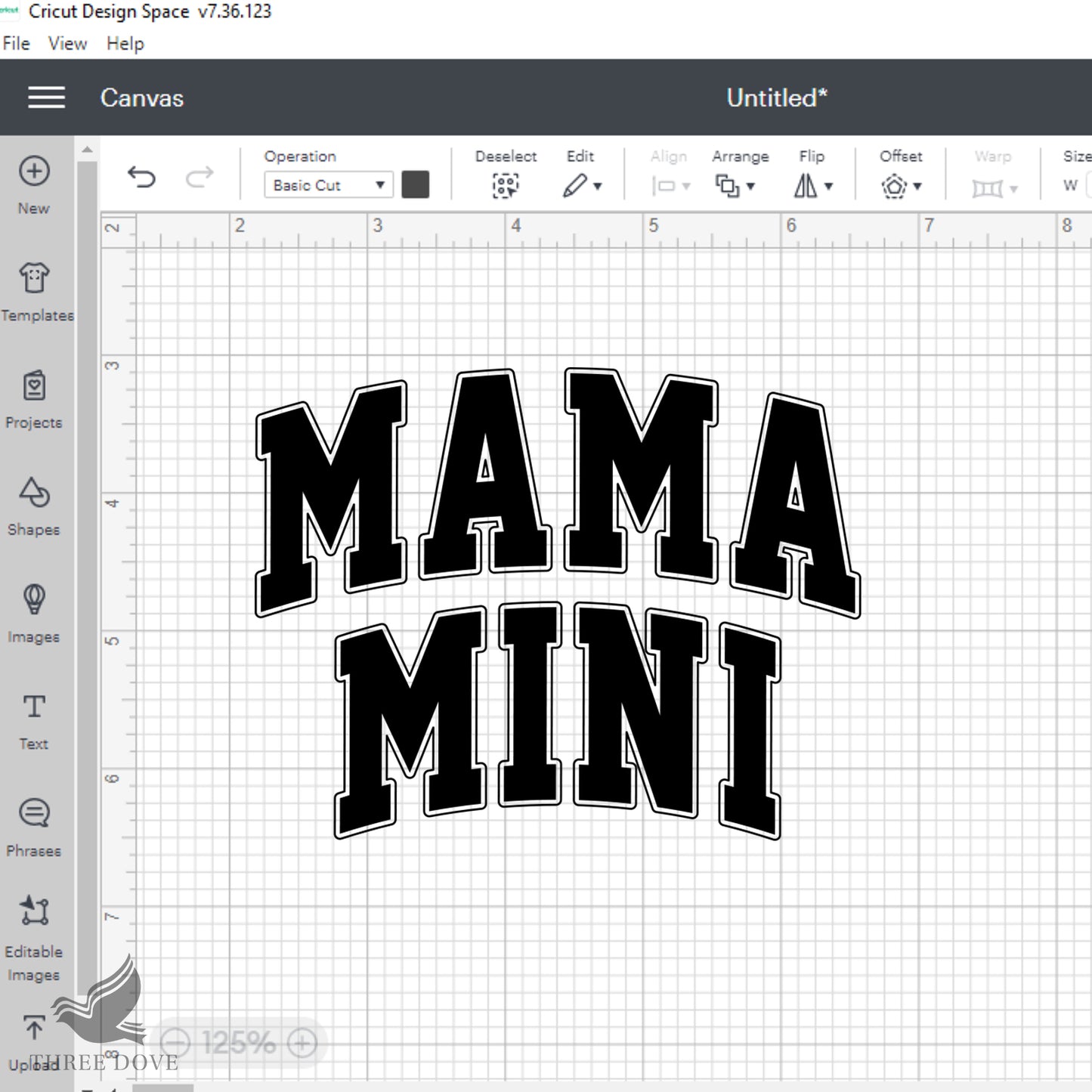 retro mama mini varsity svg