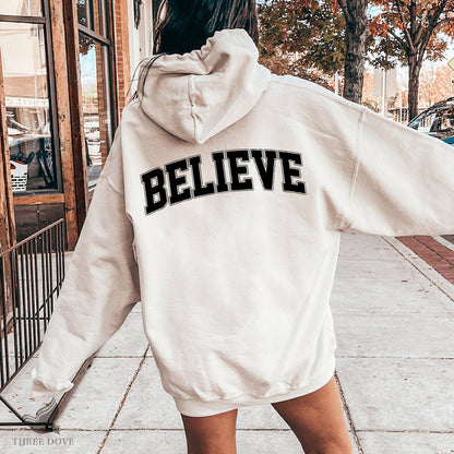 Retro Believe Varsity SVG