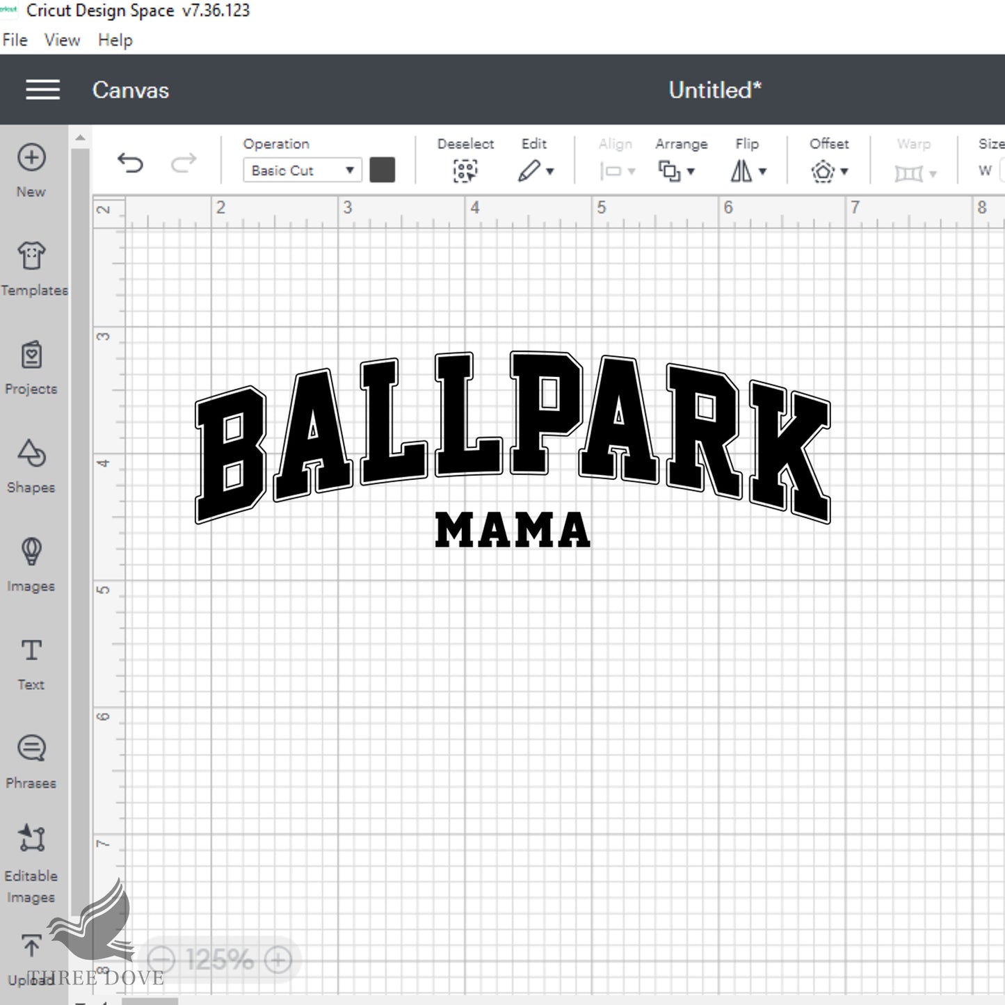 ballpark mama retro varsity svg