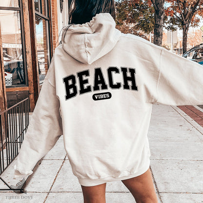 Retro Beach Vibes Varsity SVG