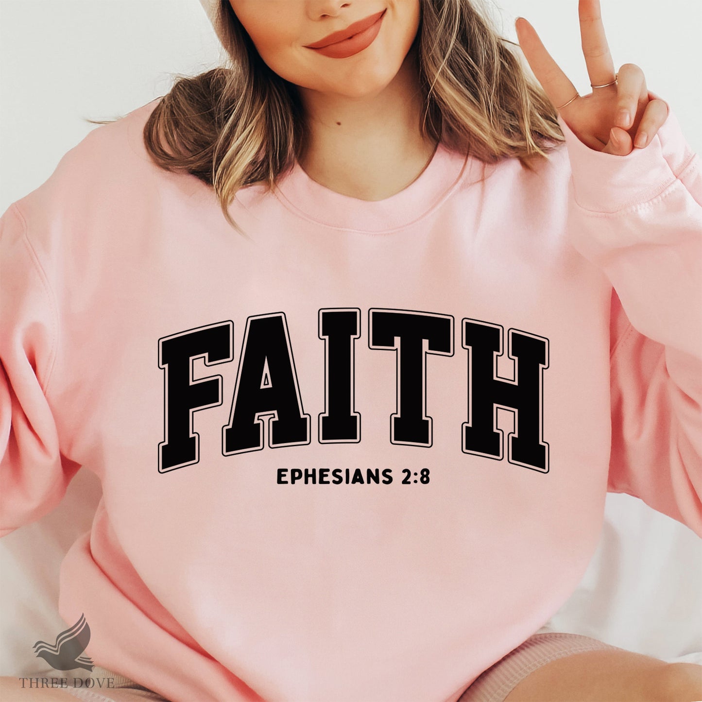 retro faith ephesians varsity svg