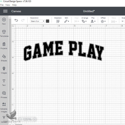 Retro Game Play Varsity SVG