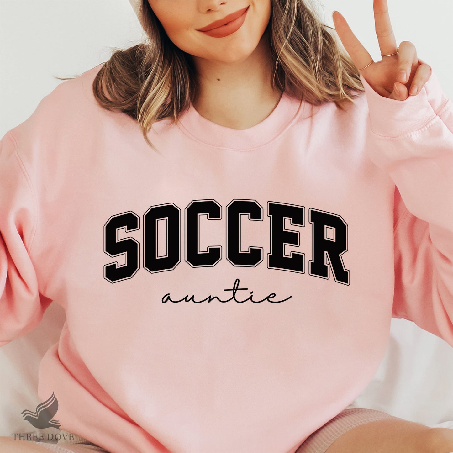 retro soccer auntie varsity svg