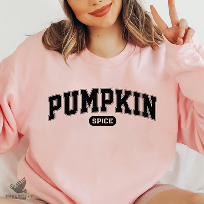 Pumpkin Spice Varsity SVG