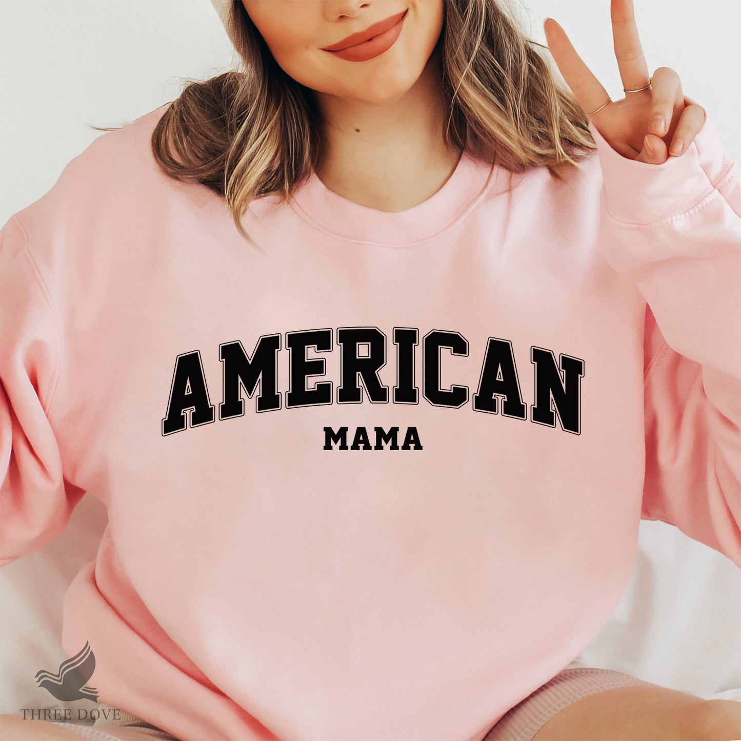 retro american mama varsity svg