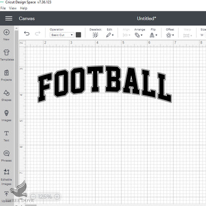 Retro Football Varsity SVG