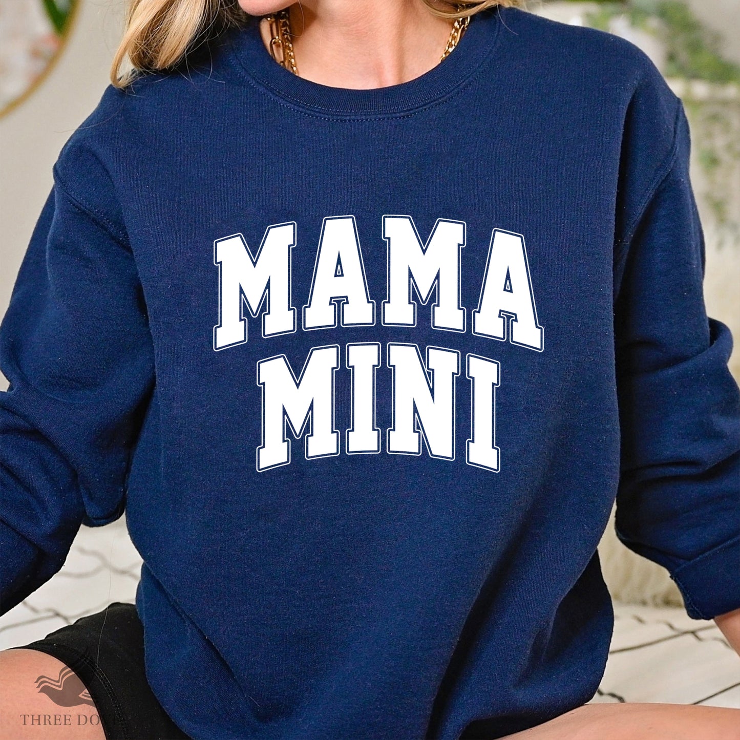 retro mama mini varsity svg