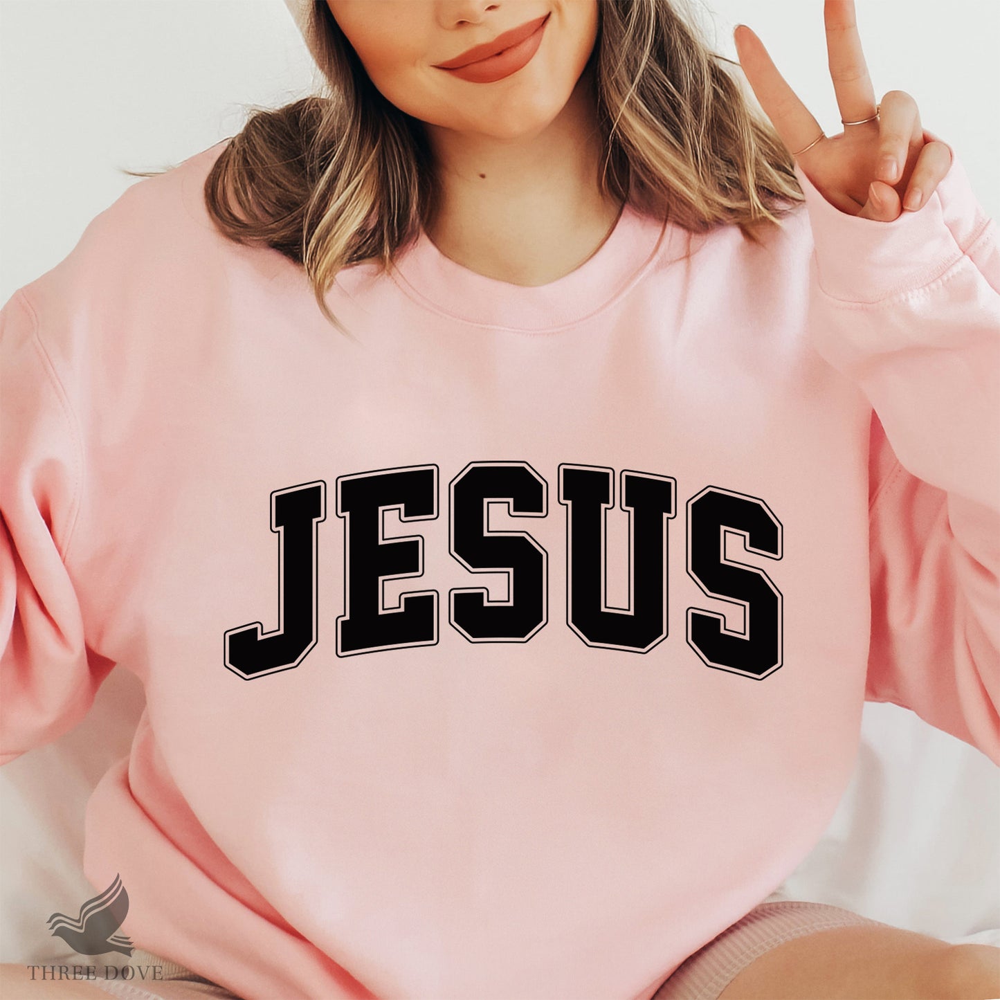 retro jesus varsity svg