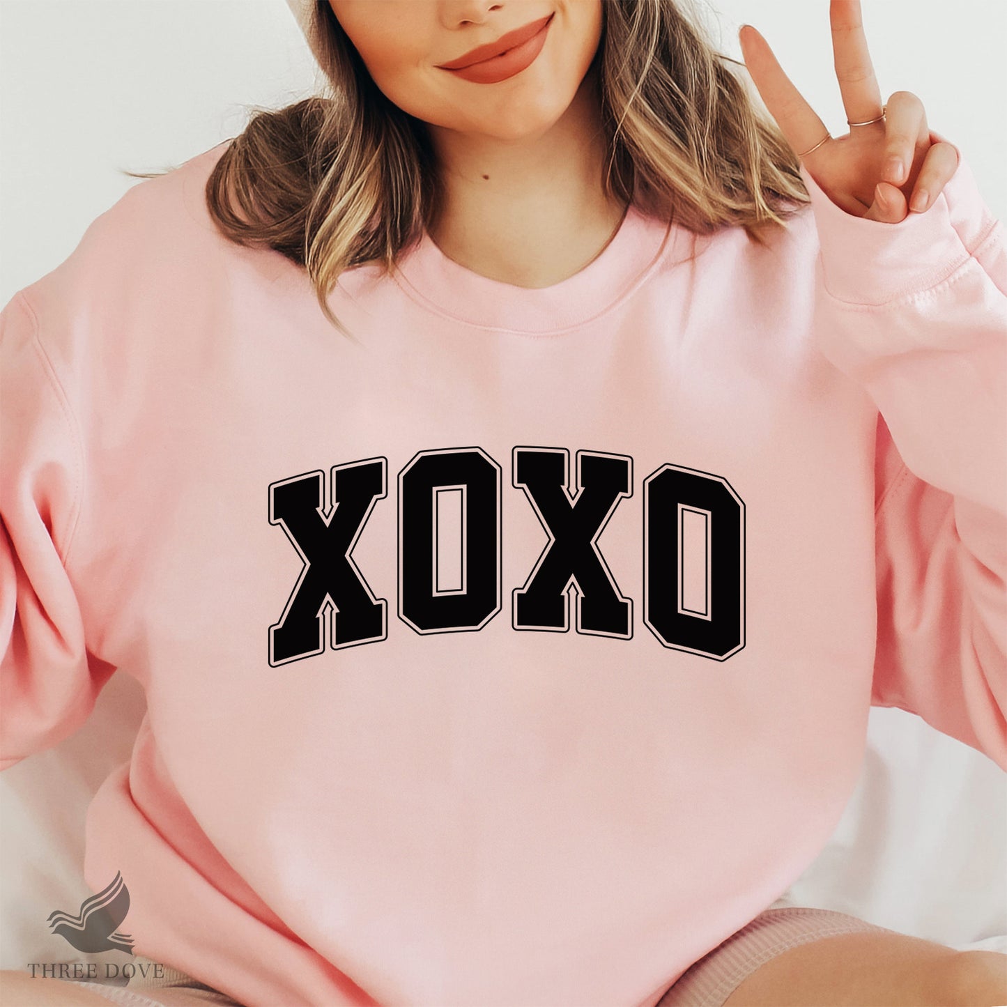 retro xoxo varsity svg