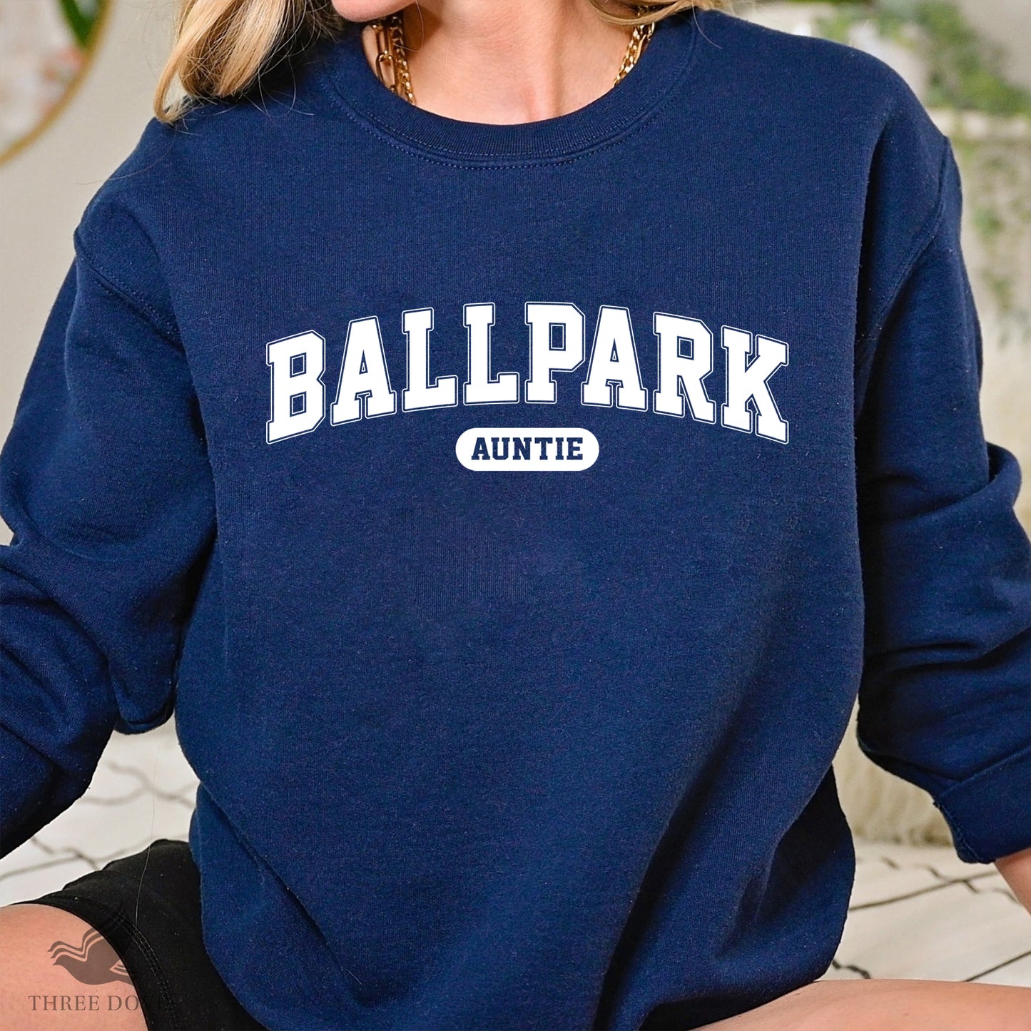 retro ballpark auntie varsity svg