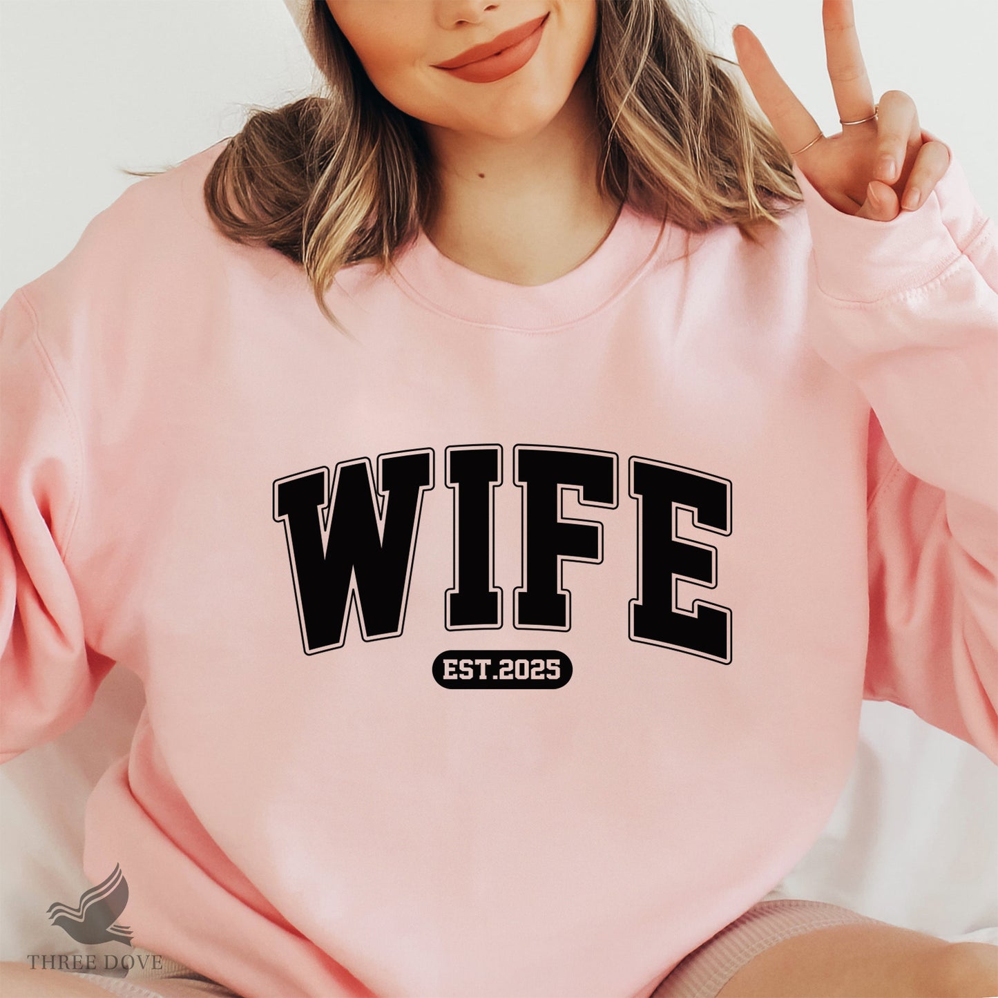 retro wife est.2025 varsity svg