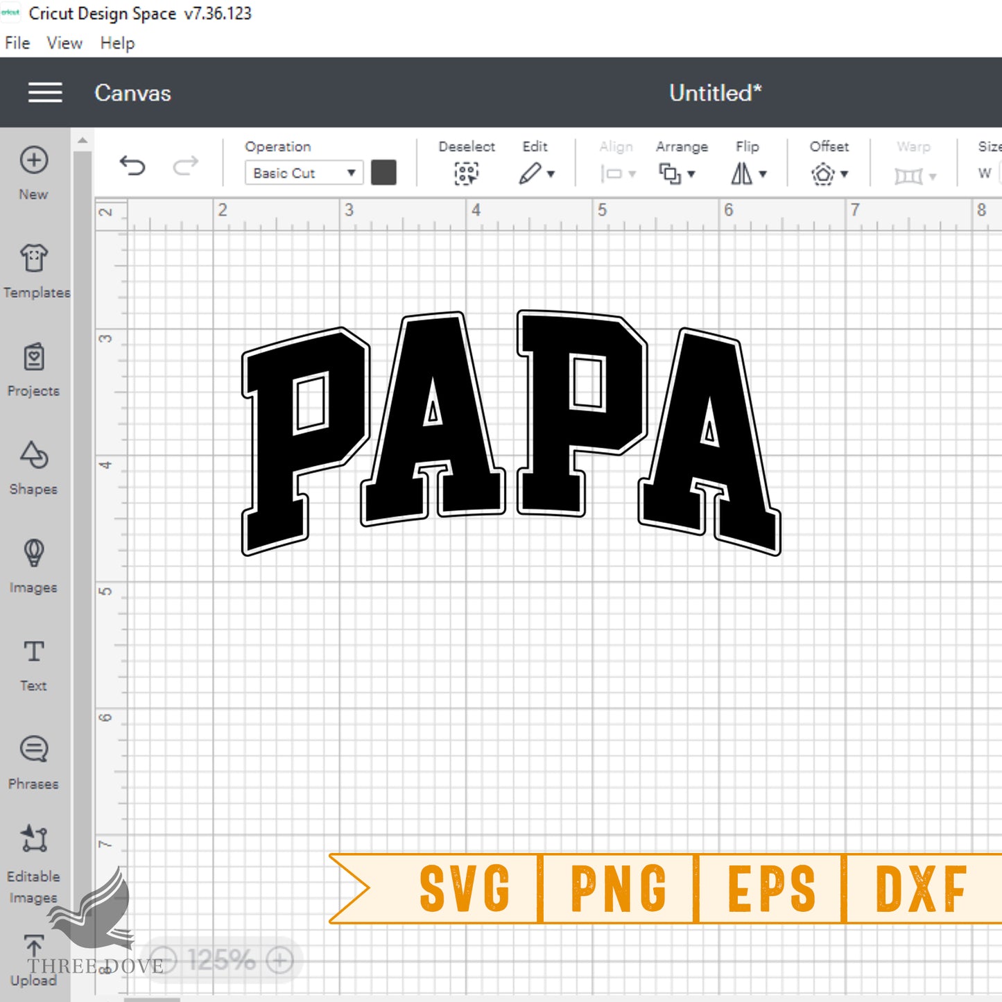 retro papa varsity svg