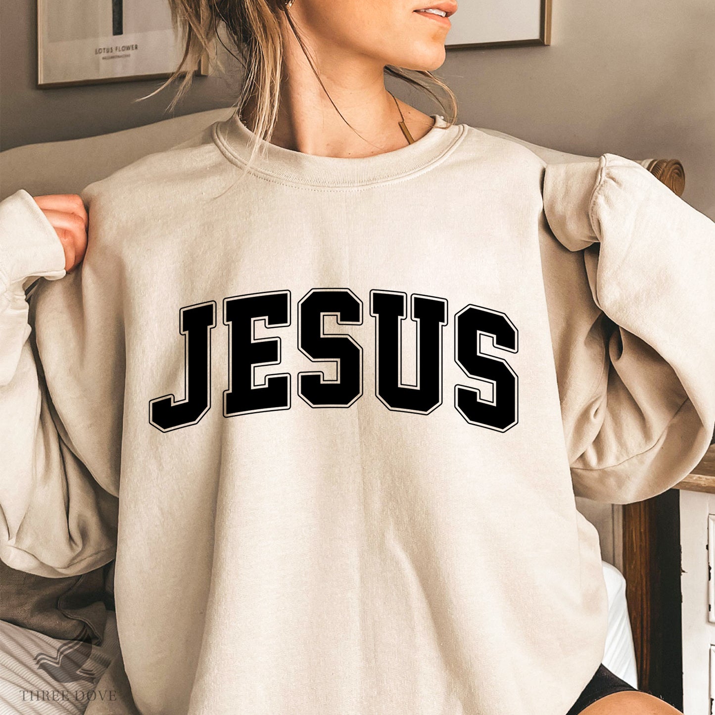 retro jesus varsity svg