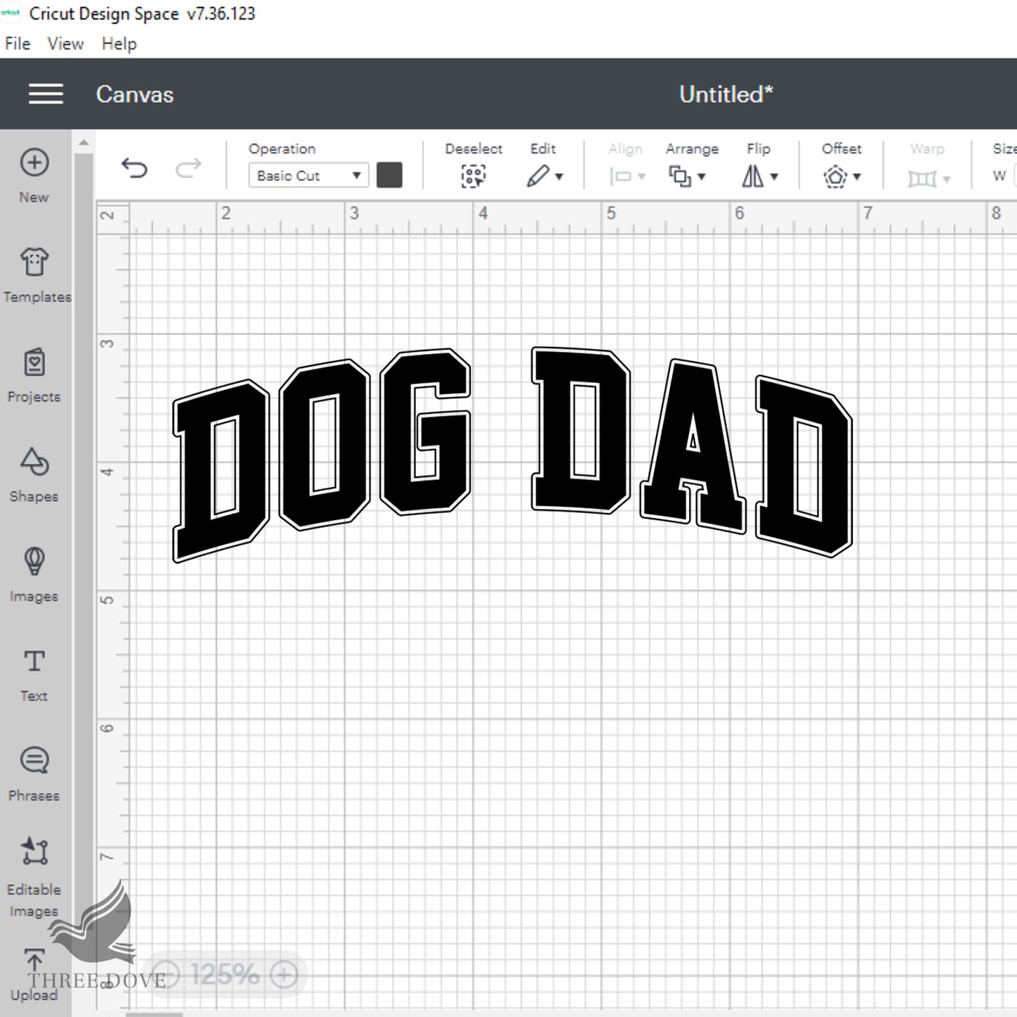 retro dog dad varsity svg