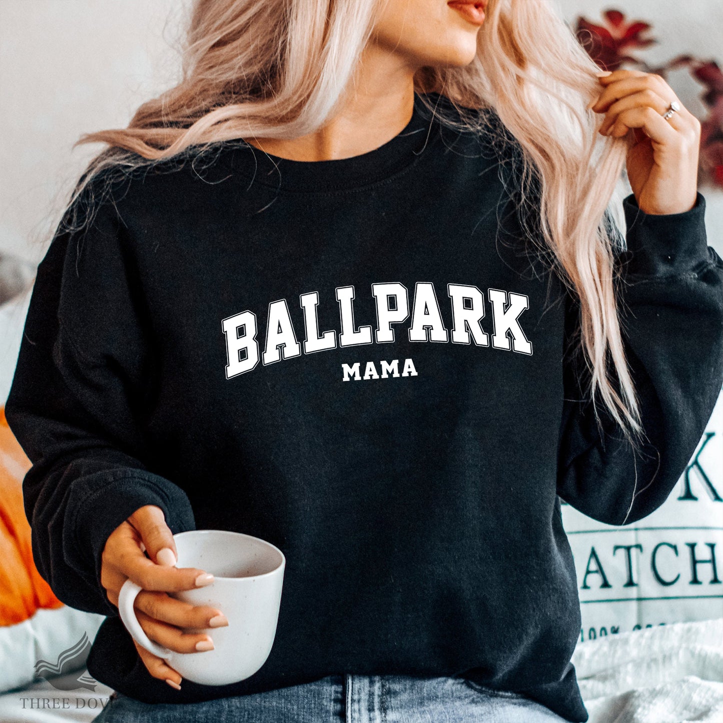 ballpark mama retro varsity svg