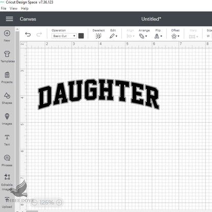 Retro Daughter Varsity SVG