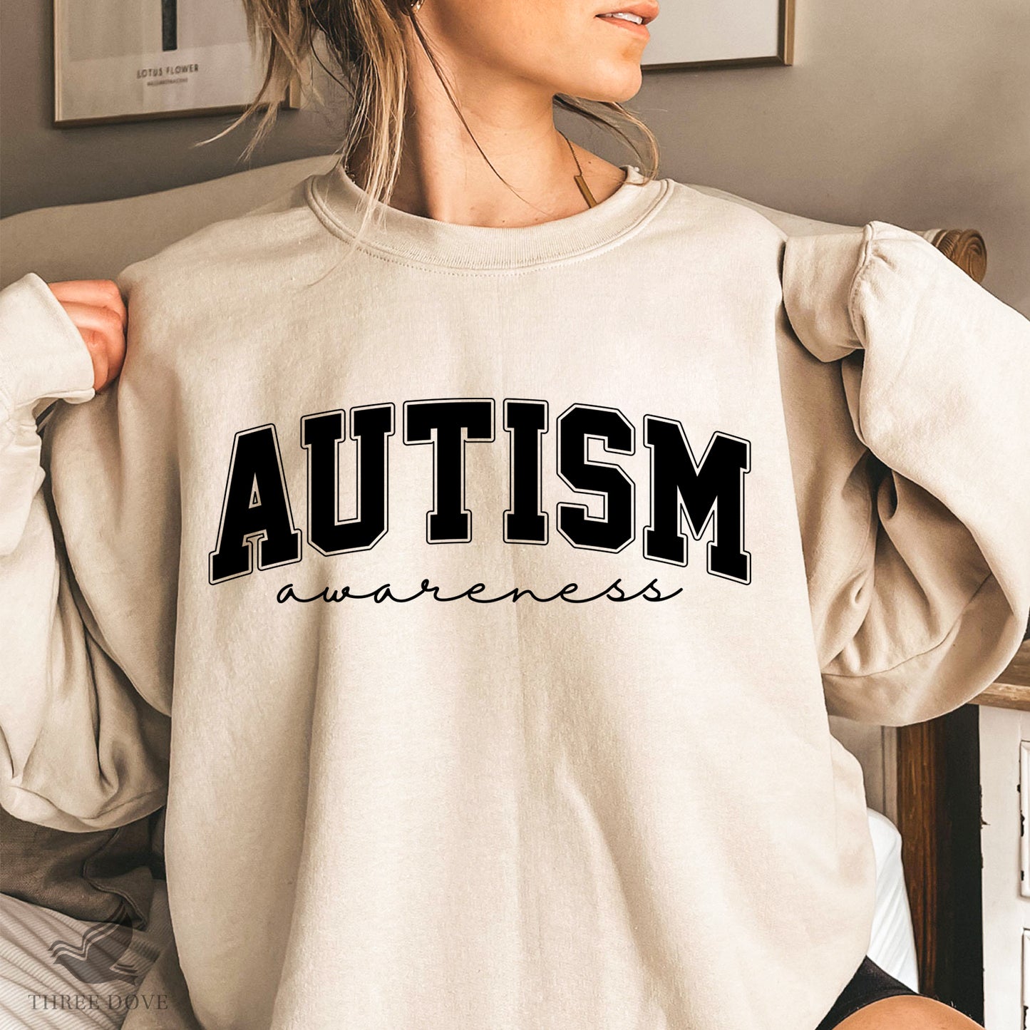 retro autism awareness varsity svg