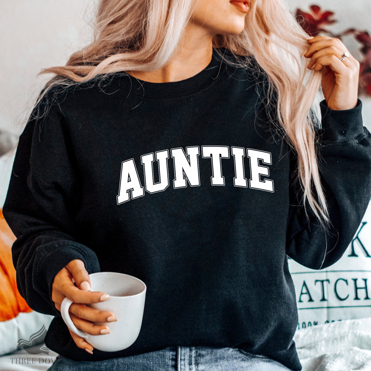 retro auntie varsity svg