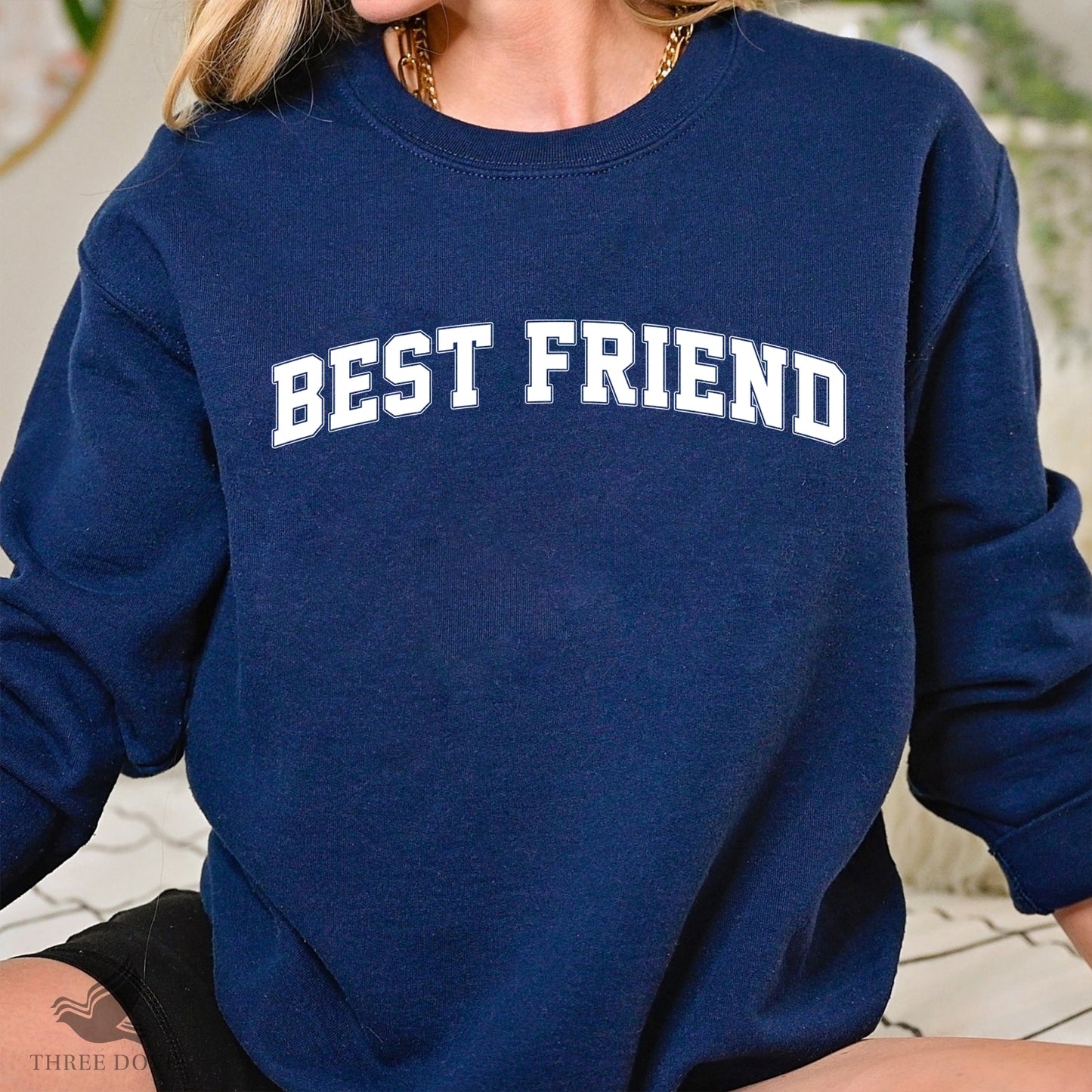 retro best friend varsity svg