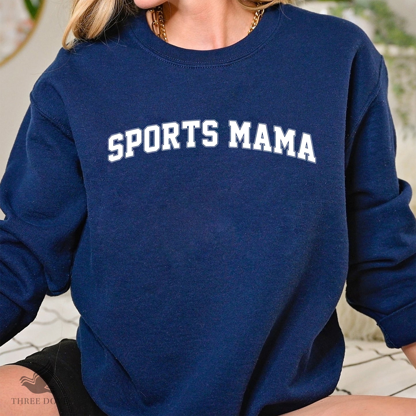 retro sports mama varsity svg