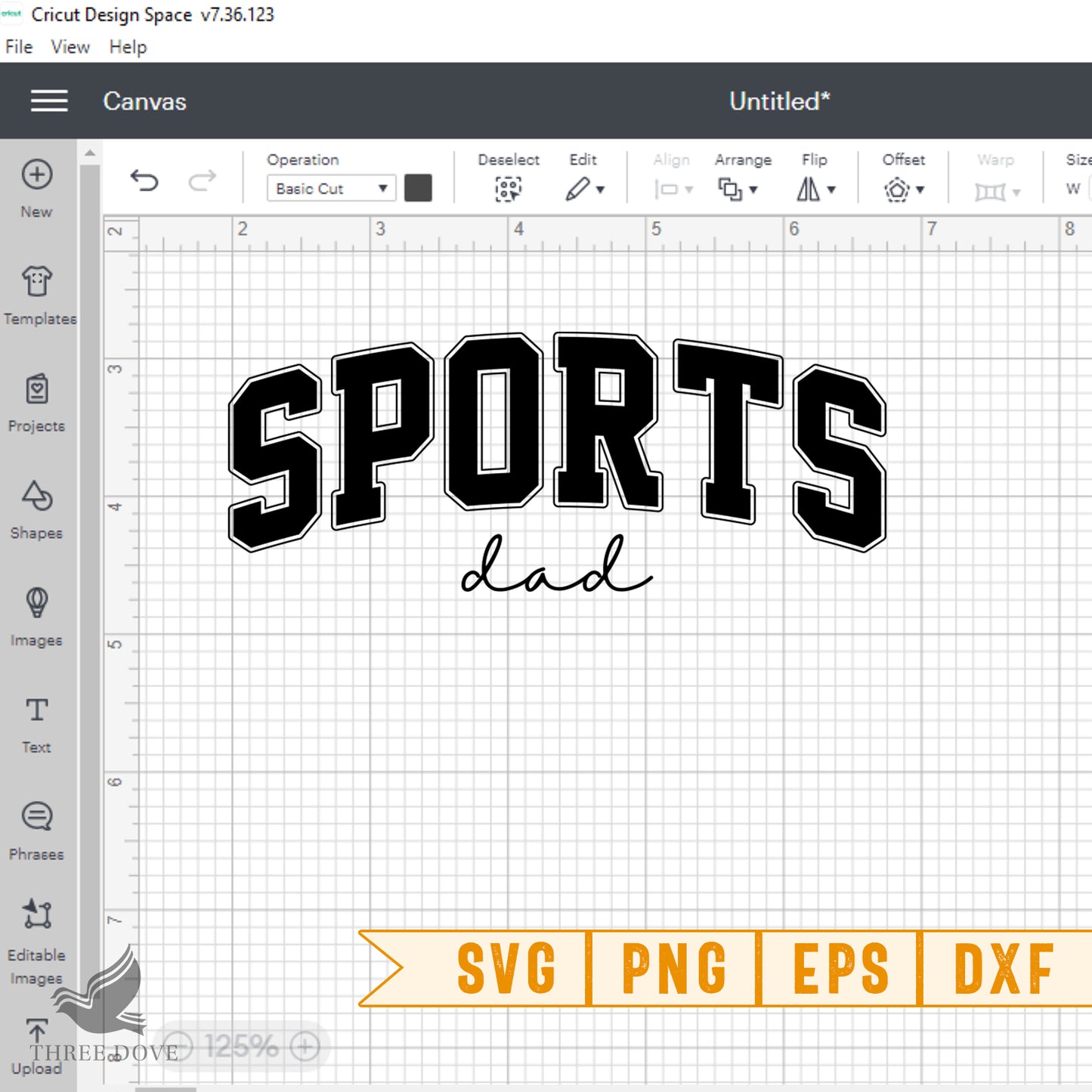 retro sports dad varsity svg