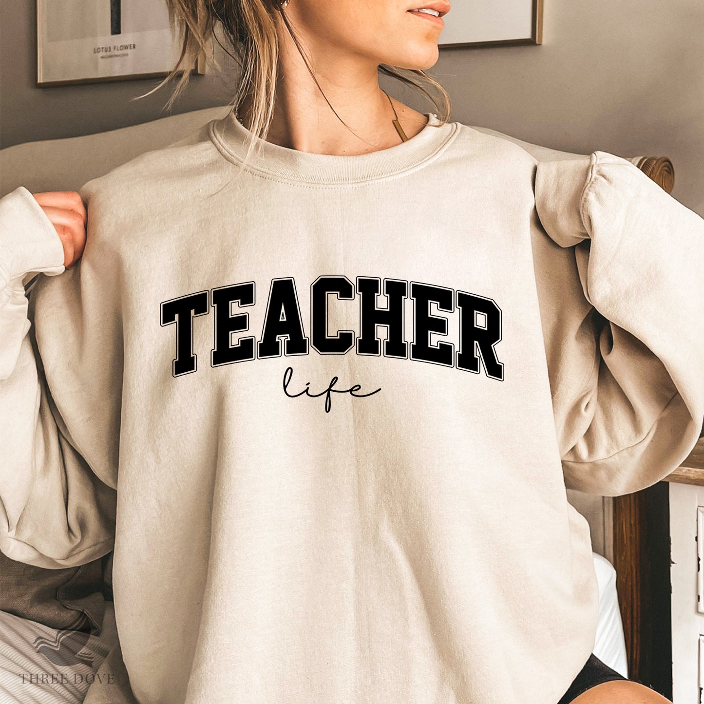 retro teacher life varsity svg