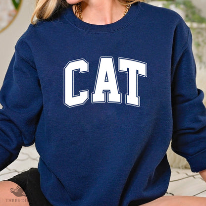 Retro Cat Varsity SVG