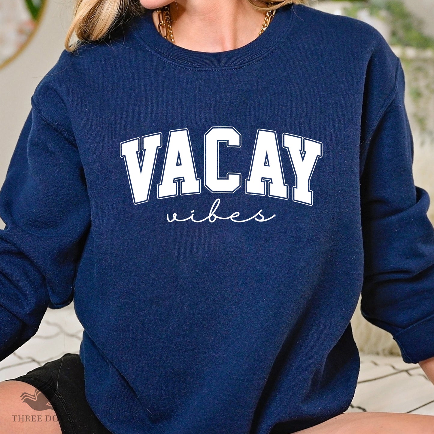 retro vacay vibes varsity svg